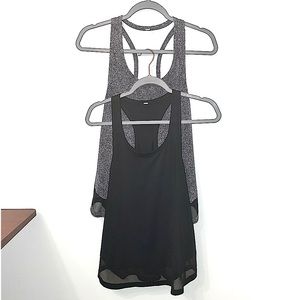 Two Lulu lemon tank tops. Size 6 excellent condition only wore a few times